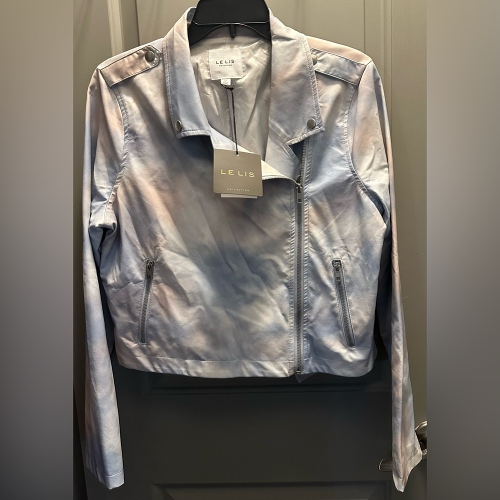 Le Lis Size L Moto Jacket NWT - Picture 1 of 8
